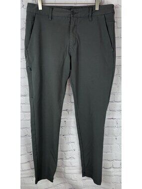 BYLT Everyday Pant 2.0 Men’s Size Large Stretch Casual Comfort Chino Gray/Green